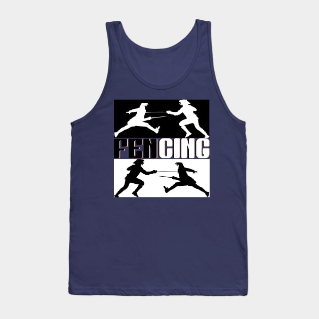 fencing sport Tank Top by GuettoUnderClothing